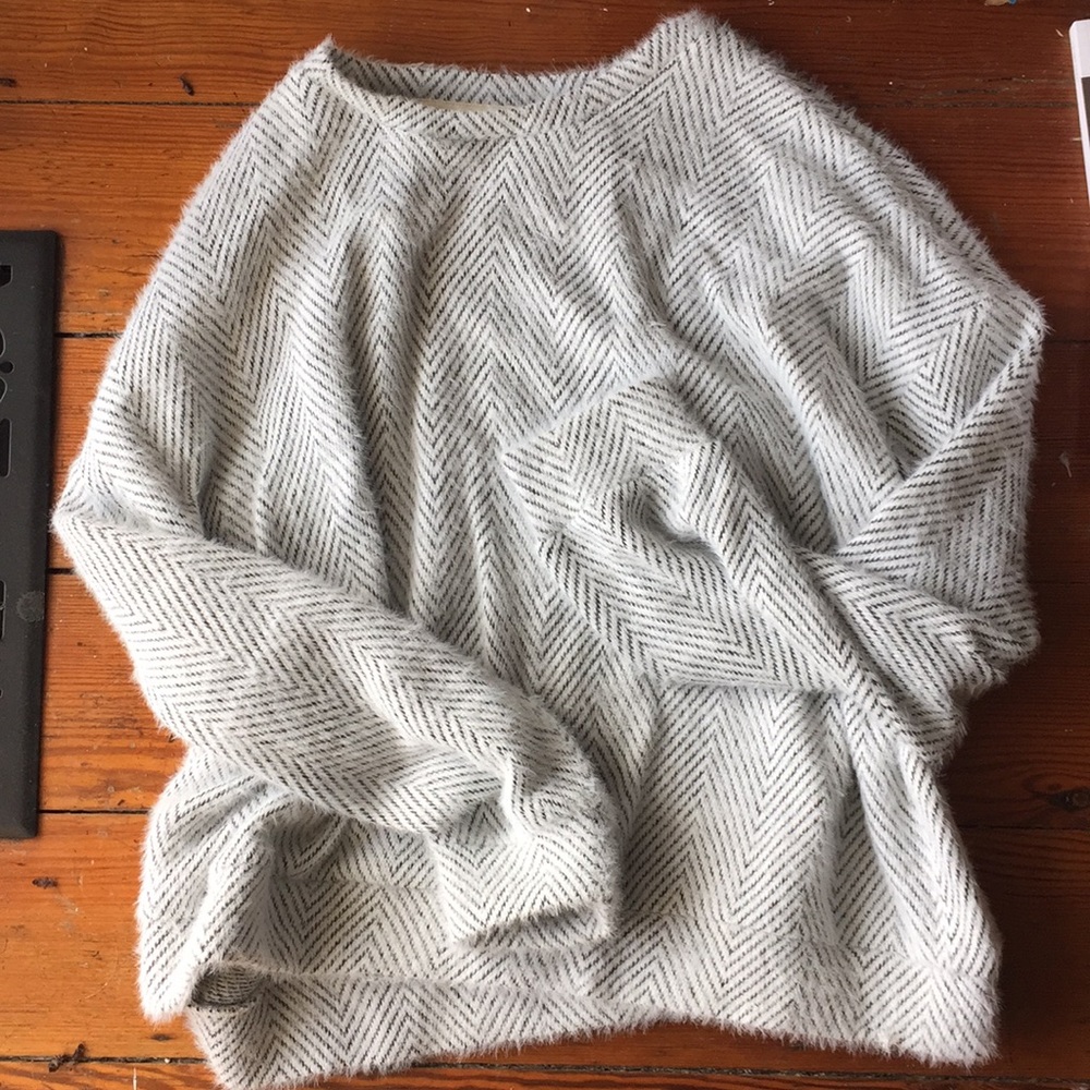 Cosy Lou and Grey sweater